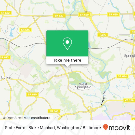 State Farm - Blake Manhart map