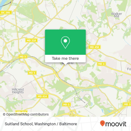 Mapa de Suitland School