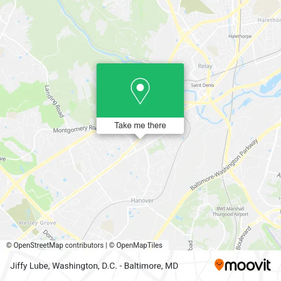 Mapa de Jiffy Lube