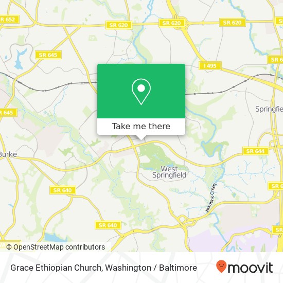 Grace Ethiopian Church map