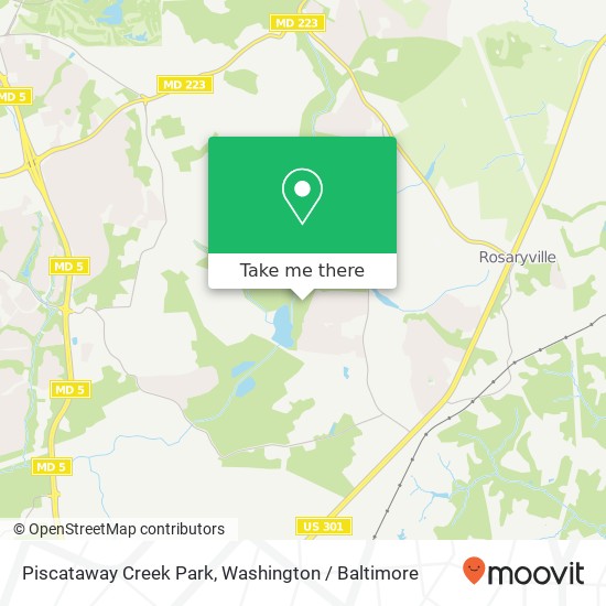 Mapa de Piscataway Creek Park