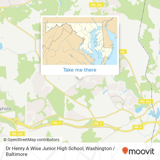 Mapa de Dr Henry A Wise Junior High School
