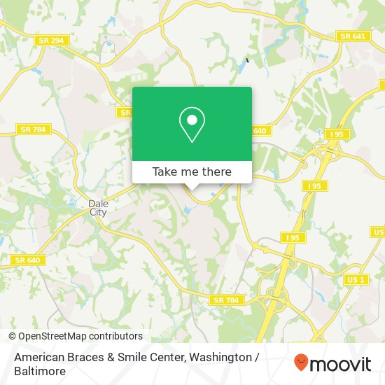 Mapa de American Braces & Smile Center