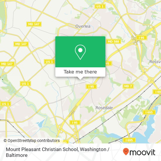 Mount Pleasant Christian School map