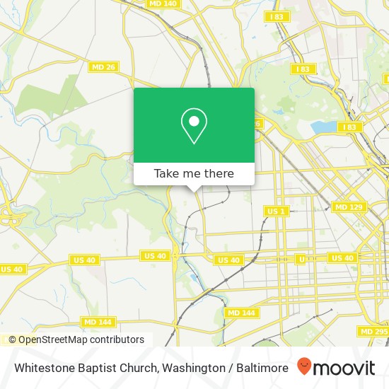 Whitestone Baptist Church map