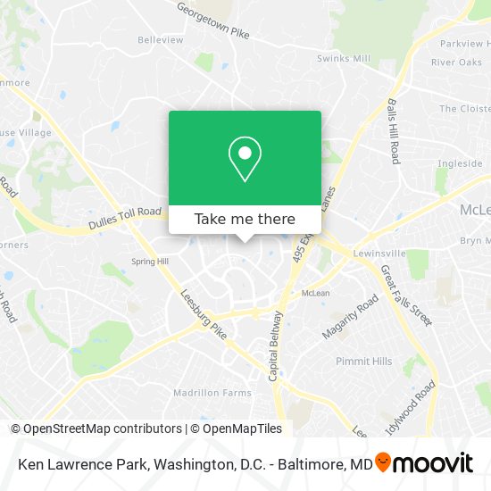Ken Lawrence Park map