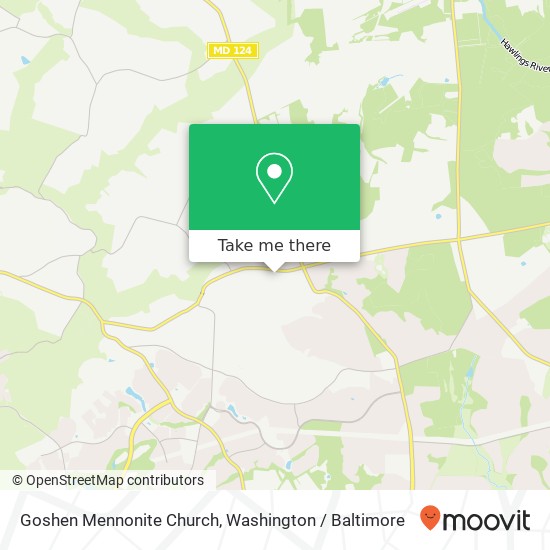 Mapa de Goshen Mennonite Church