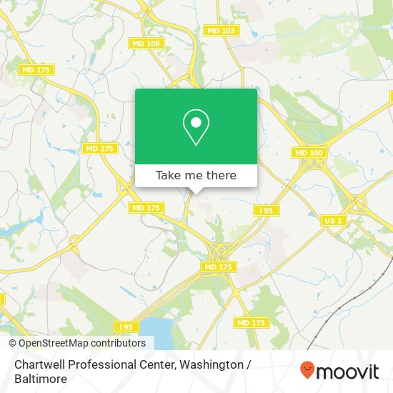 Chartwell Professional Center map