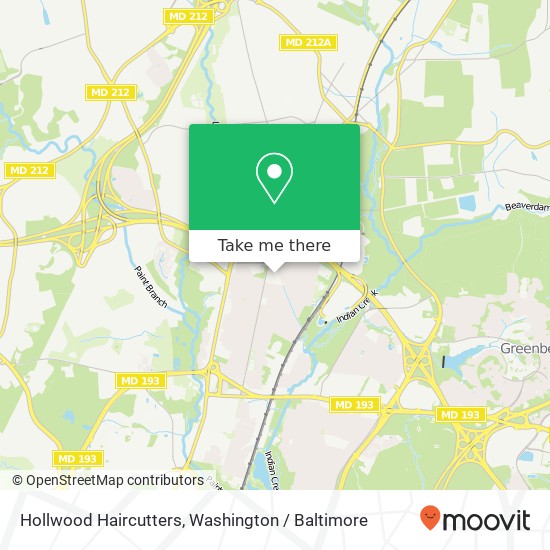 Mapa de Hollwood Haircutters