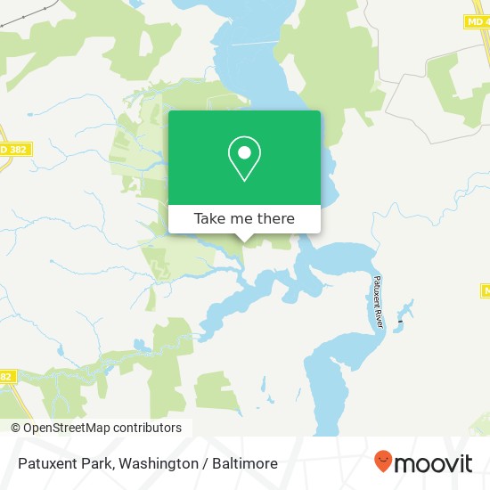 Patuxent Park map
