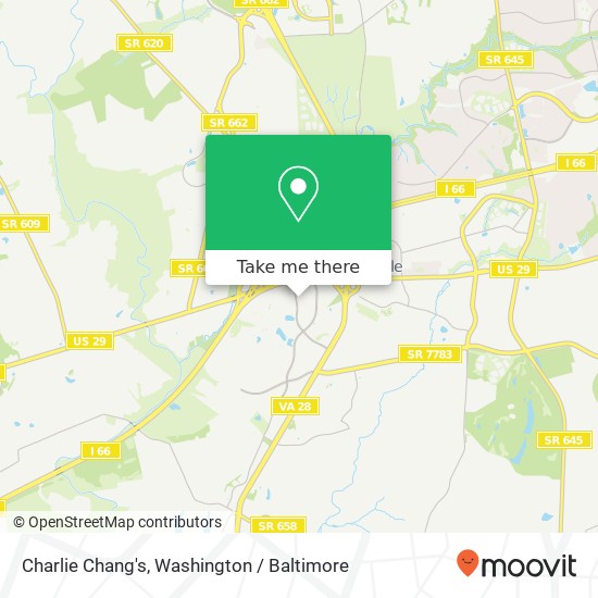 Mapa de Charlie Chang's