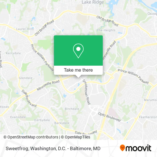Sweetfrog map