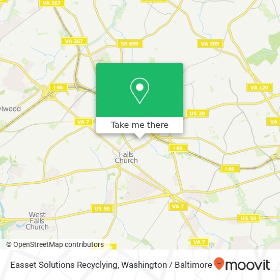 Mapa de Easset Solutions Recyclying