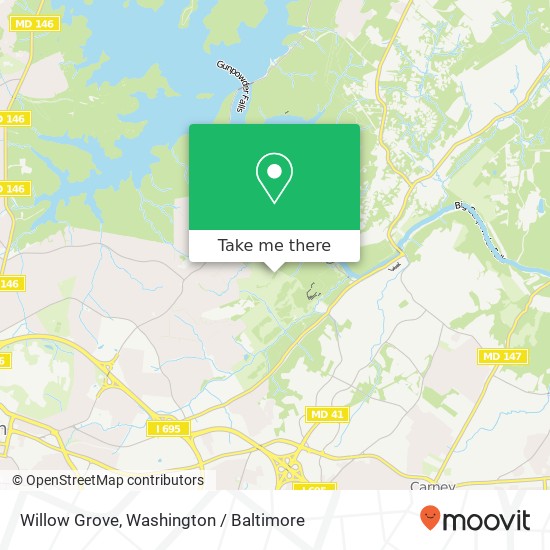 Mapa de Willow Grove