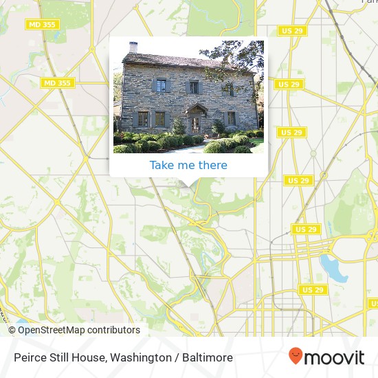 Peirce Still House map