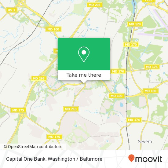 Capital One Bank map