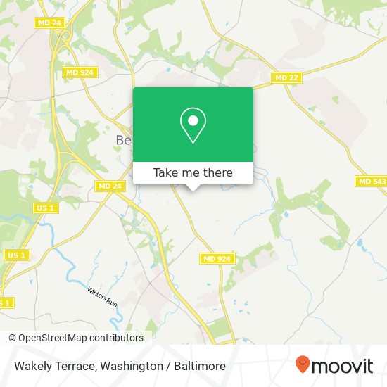 Wakely Terrace map