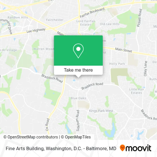 Mapa de Fine Arts Building