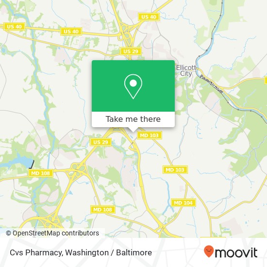 Mapa de Cvs Pharmacy