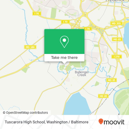 Mapa de Tuscarora High School