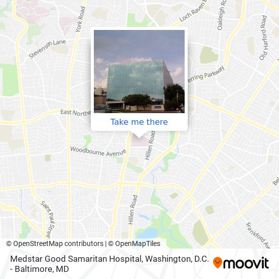 Mapa de Medstar Good Samaritan Hospital