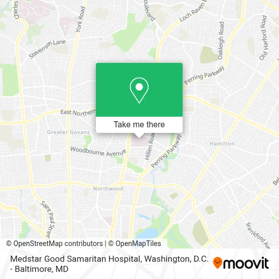 Medstar Good Samaritan Hospital map