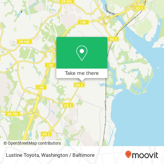 Lustine Toyota map