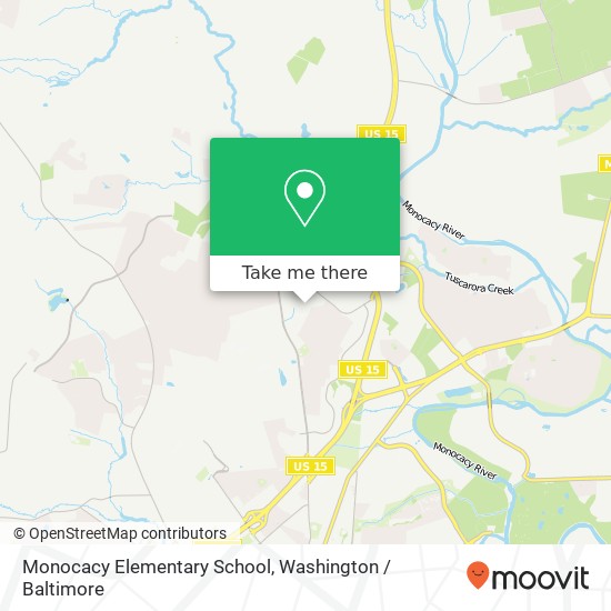 Monocacy Elementary School map