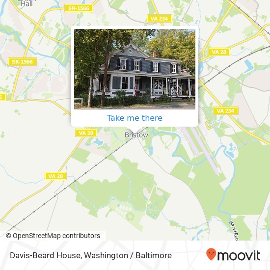 Davis-Beard House map