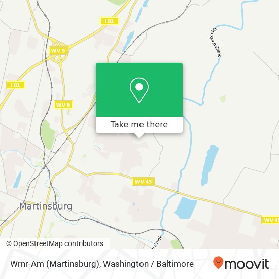 Mapa de Wrnr-Am (Martinsburg)
