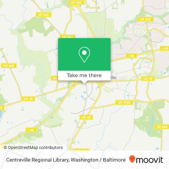 Centreville Regional Library map