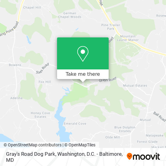 Mapa de Gray's Road Dog Park