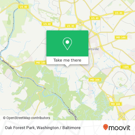 Mapa de Oak Forest Park