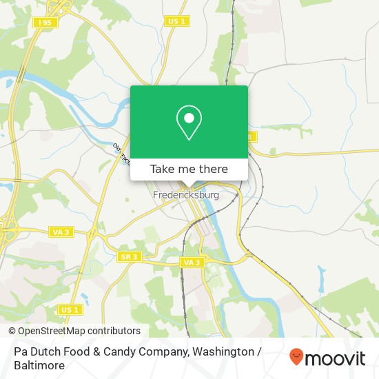 Mapa de Pa Dutch Food & Candy Company