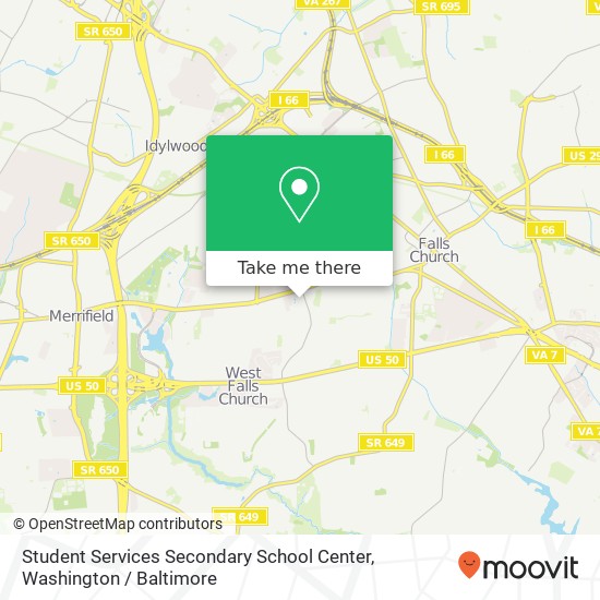 Mapa de Student Services Secondary School Center