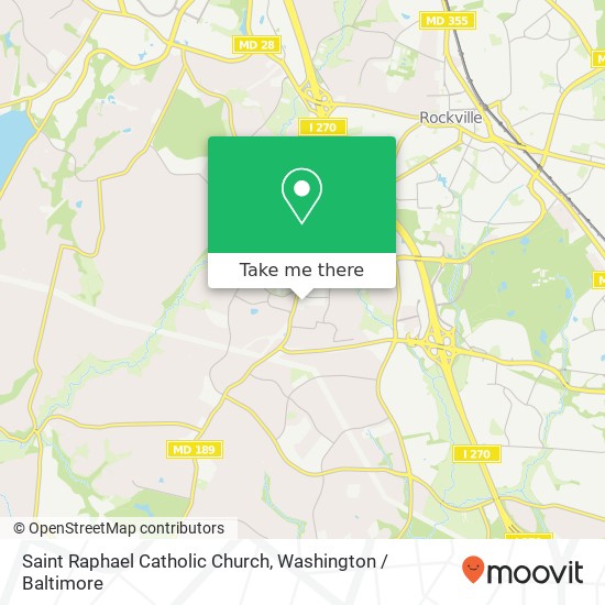 Saint Raphael Catholic Church map