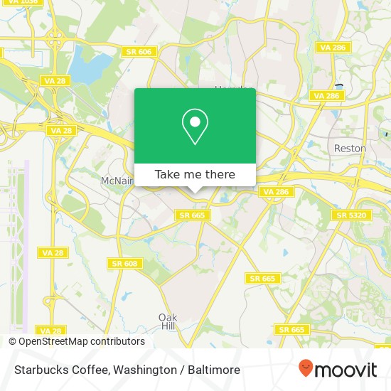 Starbucks Coffee map