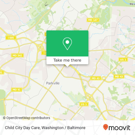 Mapa de Child City Day Care