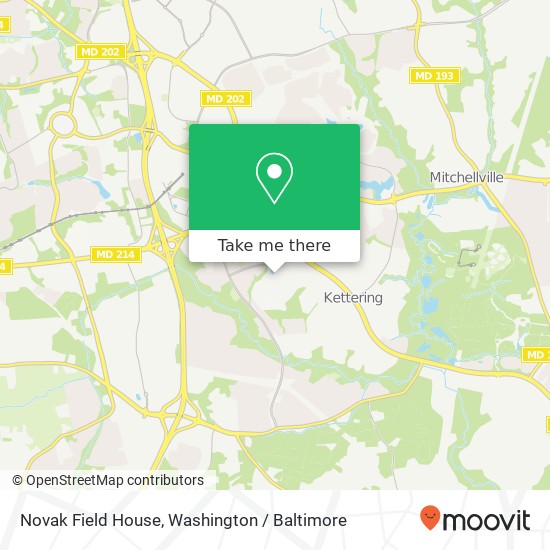 Mapa de Novak Field House