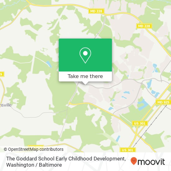 The Goddard School Early Childhood Development map