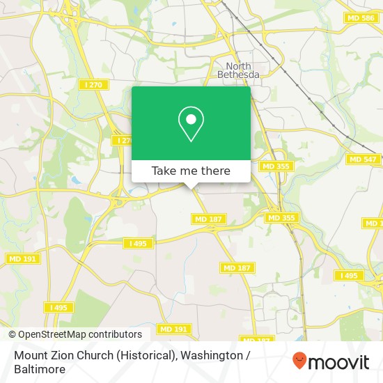 Mount Zion Church (Historical) map