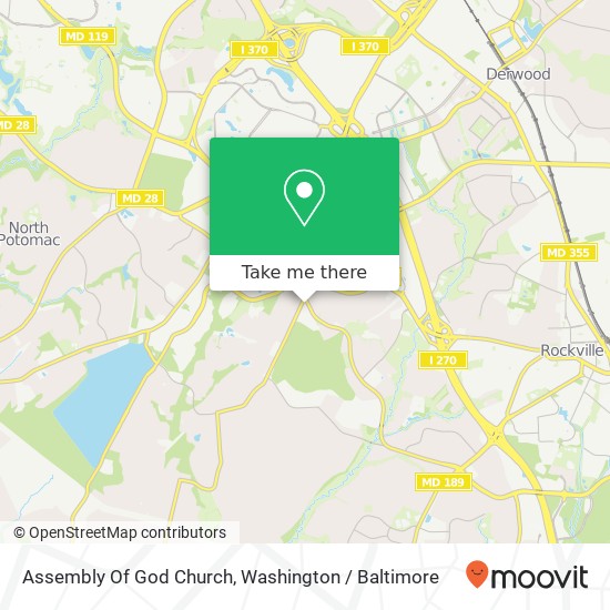 Assembly Of God Church map