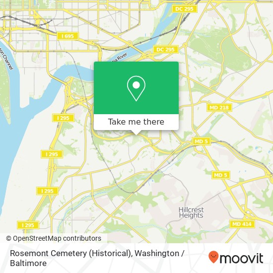 Mapa de Rosemont Cemetery (Historical)