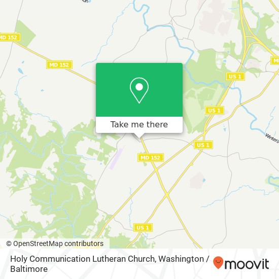 Holy Communication Lutheran Church map