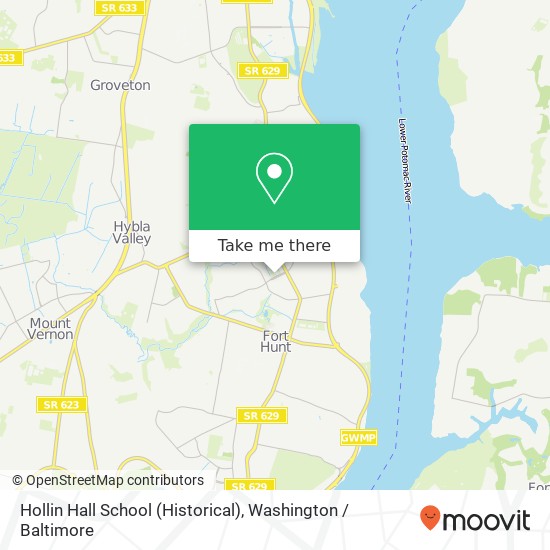 Mapa de Hollin Hall School (Historical)