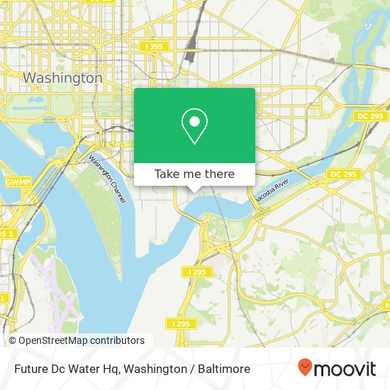 Future Dc Water Hq map