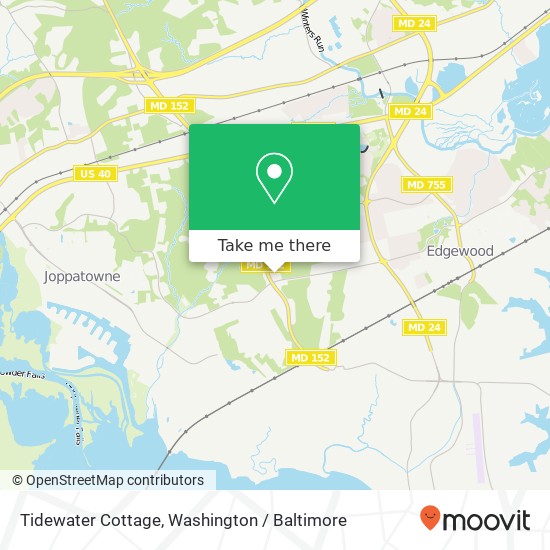 Tidewater Cottage map