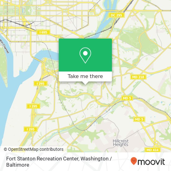 Fort Stanton Recreation Center map