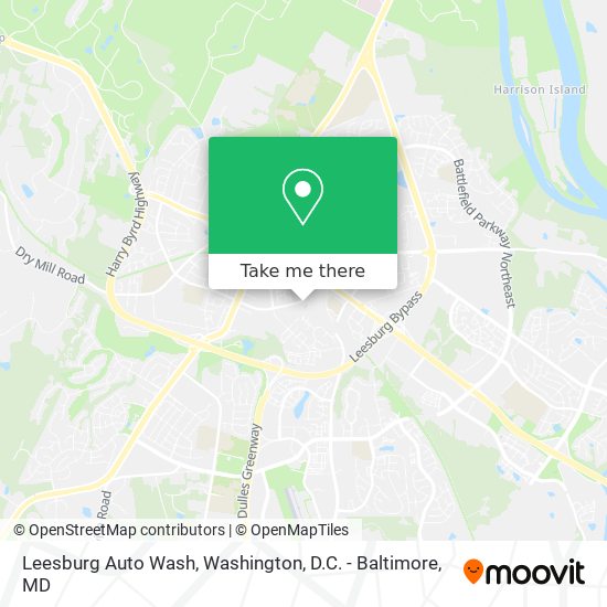 Leesburg Auto Wash map