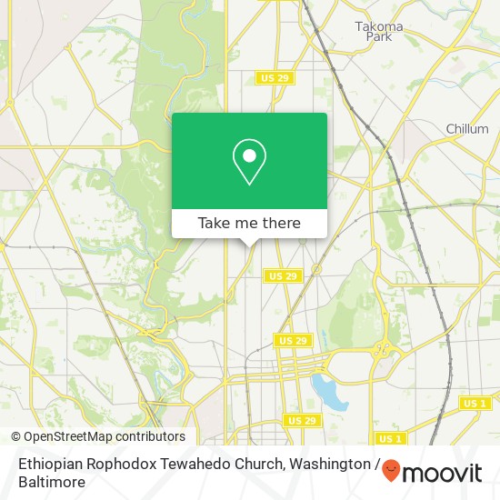 Mapa de Ethiopian Rophodox Tewahedo Church